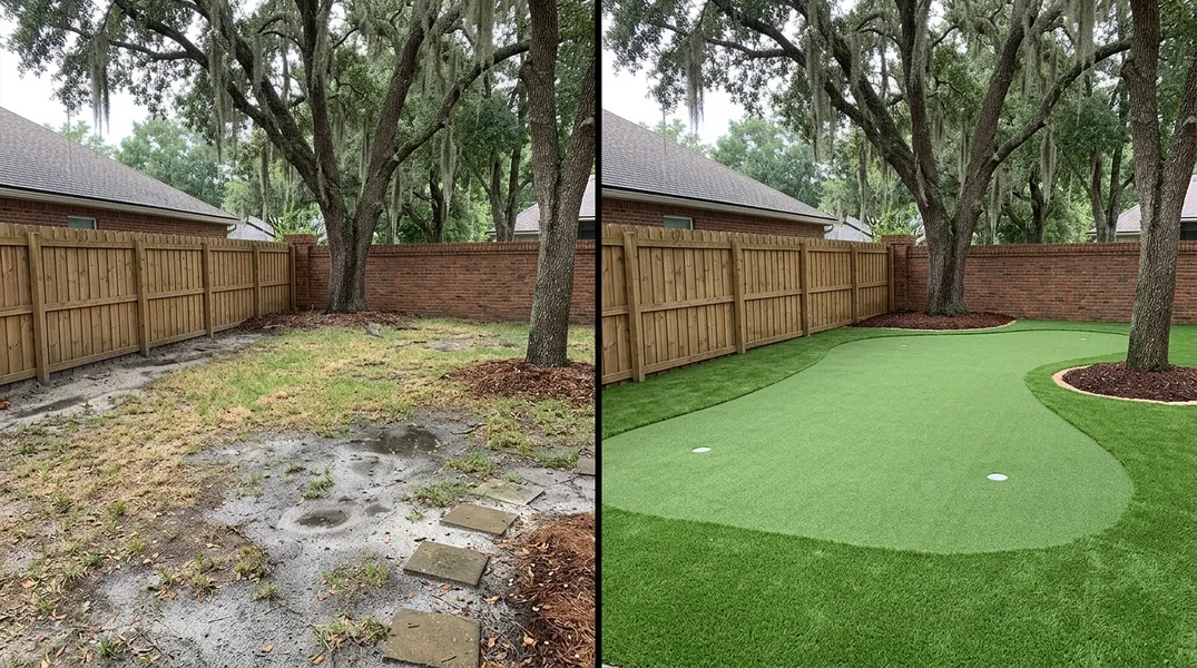 Jacksonville Artificial Grass Cost Guide 2026: Backyards, Pet Turf and Putting Greens